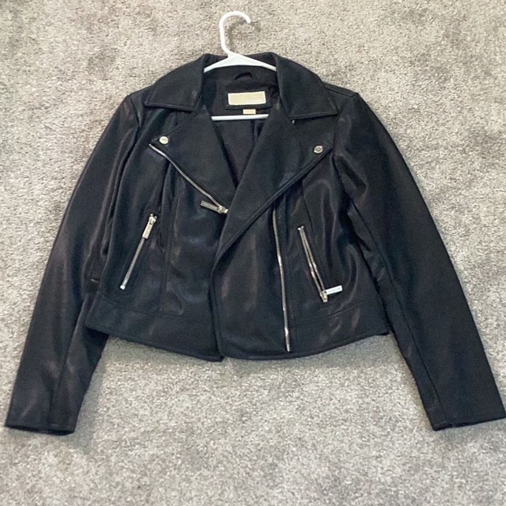 NWOT Michael Kors Faux Leather Jacket